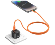 USAMS Kabel PD 30W USB-C/Lightning 1,2m pomarańczowy - 1569081 - zdjęcie 5